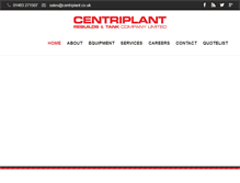 Tablet Screenshot of centriplant.co.uk